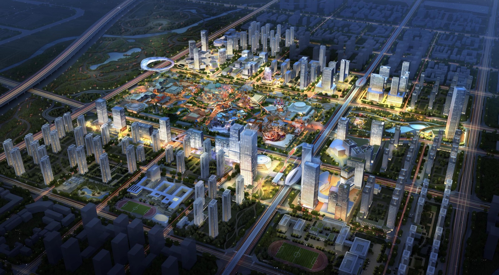 大型文旅综合体规划鸟瞰 —— 全产业链落地能力